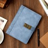 CAGIE Locking Journal for Adults Journal with Lock Large Binder