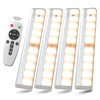 LDOPTO Under Cabinet Lights with Remote, Wireless LED Battery Operated