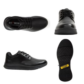 Deer Stags Men's Oxford, Black-Montez, 14