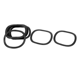 sourcing map Carbon Steel Pressure Shaft Washer 34 mm Inner Diameter x 41 mm OD x 0.5 mm Thickness Pack of 10