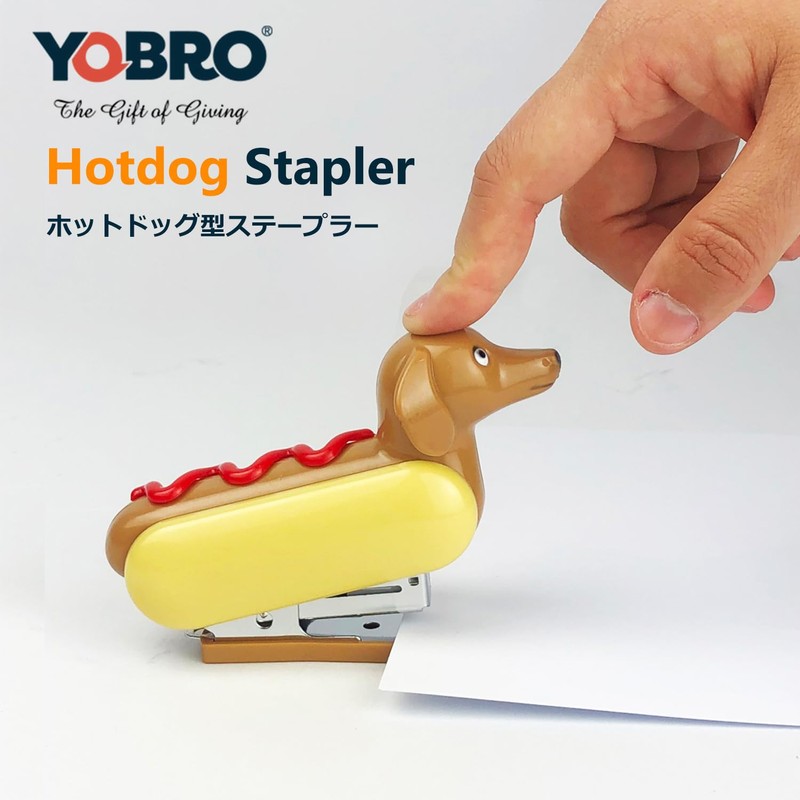 YOBRO Hotdog Stapler Dog Stapler Funny Gift Dachshund Stapler