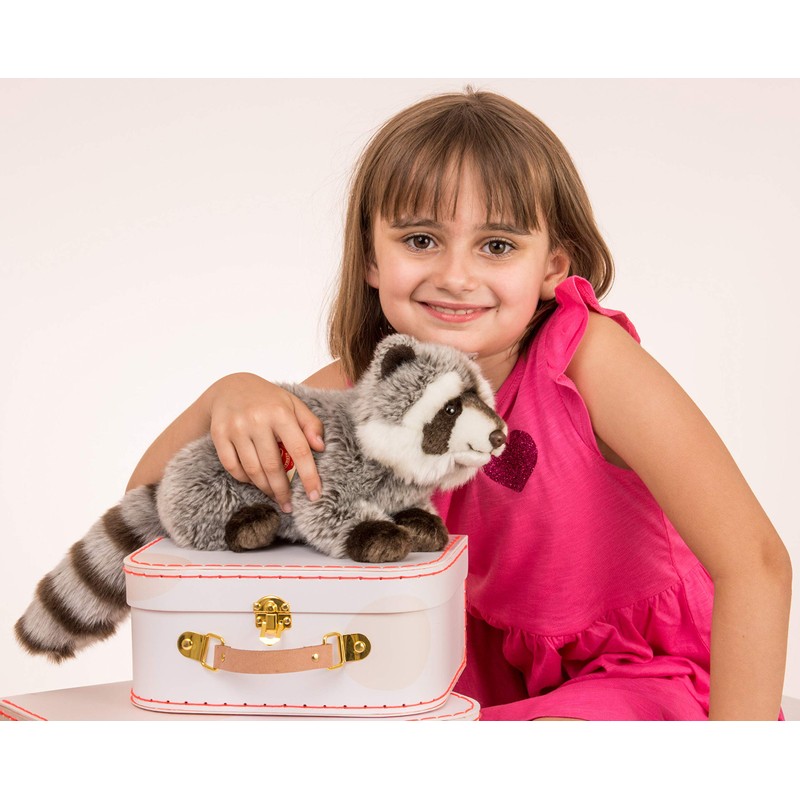 Plush soft Toy by teddy Hermann. Raccoon 29cm