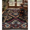 YIHOUSE Rustic Cabin Area Rug for Bedroom 5x7,Machine Washable Lodge