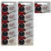 CR2032 Maxell 3 Volt Lithium Watch Batteries (11 Batteries)