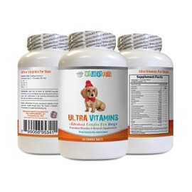 Dog Eye Vitamins Support - Dog Ultra Vitamins - Veterinarian Recommended - Immune Support - Hair Skin Eyes and Bones Support - Dog Vitamin Immune - 1 Bottle (120 Treats)