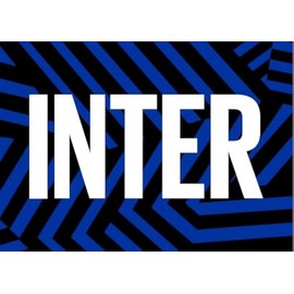 Inter 55" x 40" (140 x 100 cm) Flag with new geometric graphic with central wormark