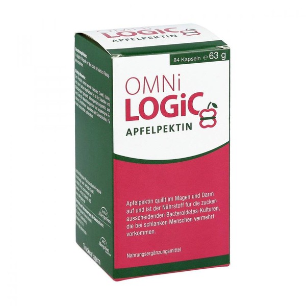 Categories:Gastrointestinal tract,Improving digestion,Pharmacy Omni Logic Apple Pectin Capsules, 84