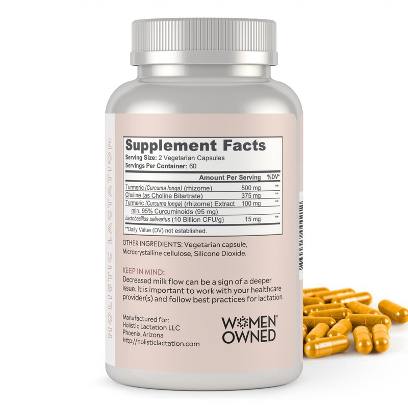 Holistic Lactation® Lactation Flow Formula (60 Servings), Supplement to Support