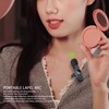 Wireless Lavalier Microphone Noise Cancelling 360° Sound 20m Range Professional