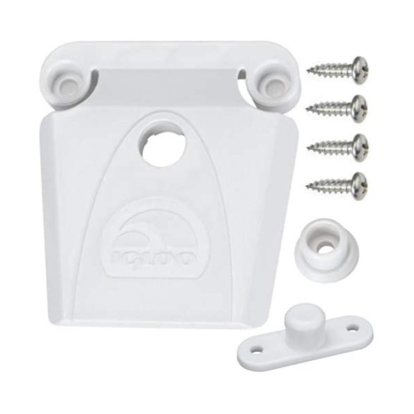Igloo Cooler Latch with Winged and Single Screw Posts