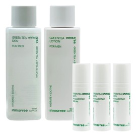 Innisfree Green Tea for Men 2 types (skin + lotion) + / 이니스프리 그린티 포맨 2종구성(스킨+로션)+