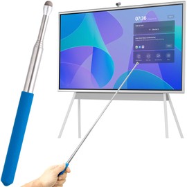 JYvivid 1 Pcs Pointer Stick for Classroom, Stylus Teacher Pointer Stick, Retractable Pointer Stick, Extendable Pointer for Teacher, Coach, Guides (Blue - Style2)