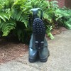 Boot Buddies 23 in. Sophie The Dog Sculpture & Planter