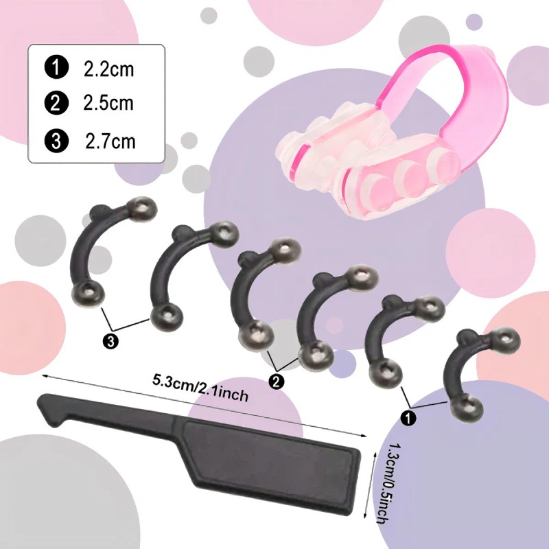 Clip Corrector Nasal Respingador Nariz Moldeador Silicona