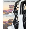 JOYTUTUS Mirrors Doors Off Compatible with 2018-2023 Wrangler JL/JLU &