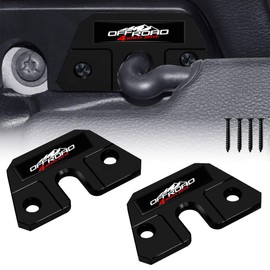 2 PCS Metal Sun Visor Repair Kit Black Off Road Sun Visor Repair Clips Compatible with Jeep Wrangler JK 2018 JL 2018-2023 Gladiator 2020-2023 Repairs Sagging Sun Visor Accessories (Off-Road)