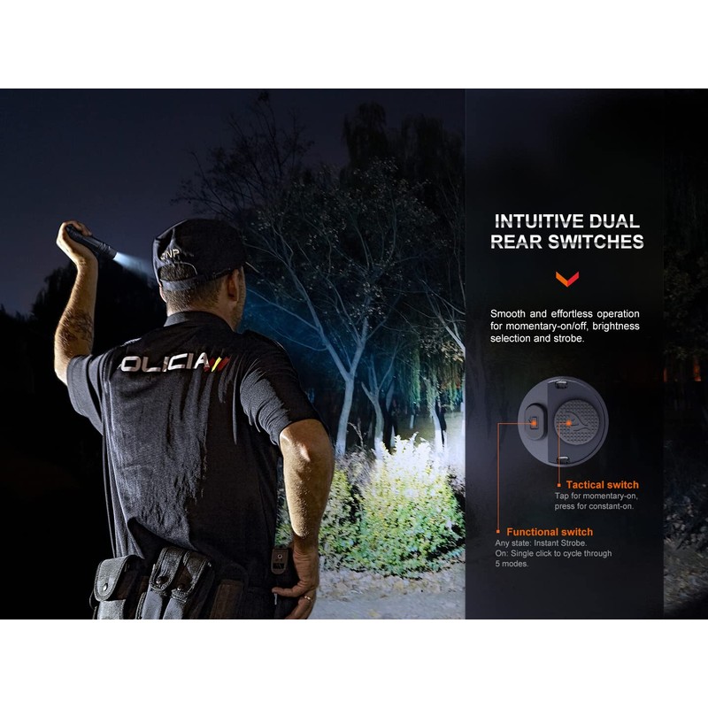 Fenix PD36R Pro 2800 Lumen USB Rechargeable LED Tactical Flashlight