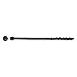 Big Timber BL146-25#14 x 6 in. Hex Head Black Log Screws (25-Pack)
