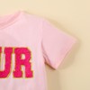 ATCTBOGFS Toddler Kids Baby Girls Birthday Outfit Two/Three/Four/Five/Six Embroidery T-shirt