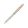 Coventry Ballpoint Pen - Polished Chrome with Gold Tone Appointments