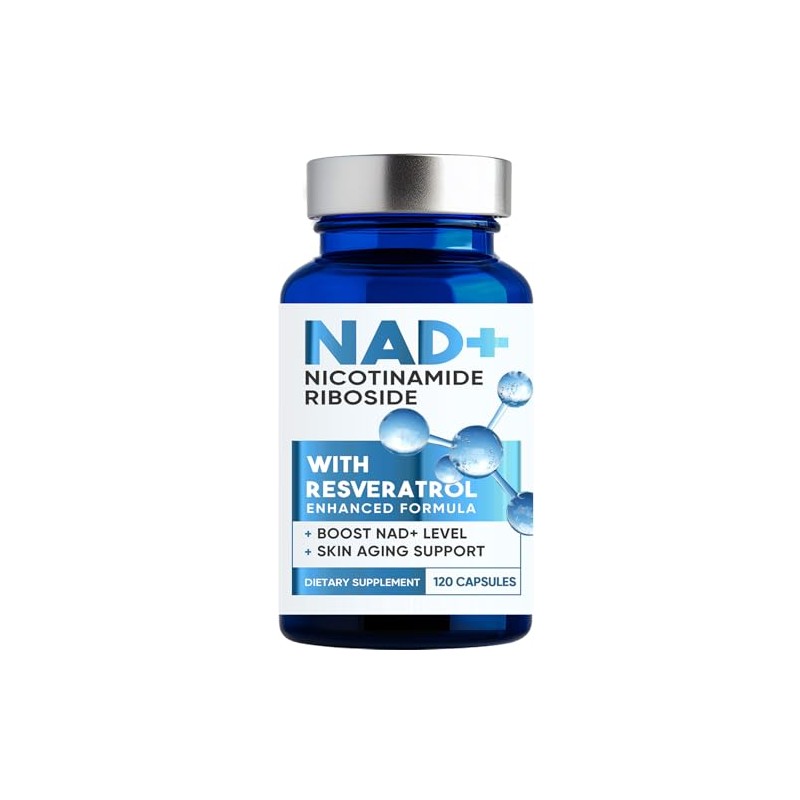 NAD+ Supplement 1500MG, 120PCS Ultra NAD+ & Resveratrol Supplement