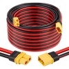 MOOKEERF 12AWG XT60 Extension Cable 30FT XT60 to XT60 Cable