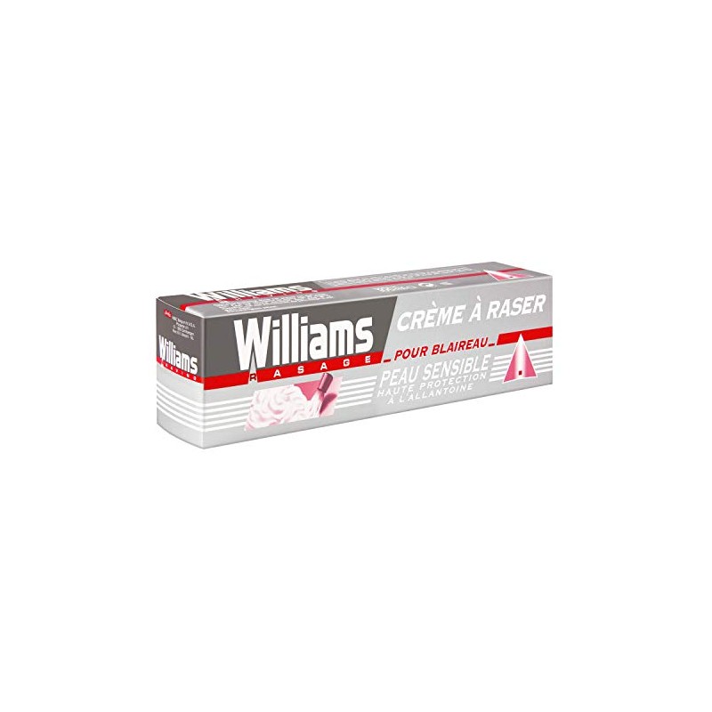 Williams, Scheercrème voor de gevoelige huid, hoge bescherming tegen allantoïne,