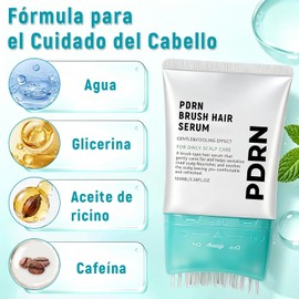 PDRN Brush Hair Serum, Cuidado del Cabello Refrescante,100ML
