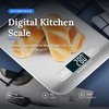 Digital Kitchen Scale, 1g Precision Food Scale with LED Display,