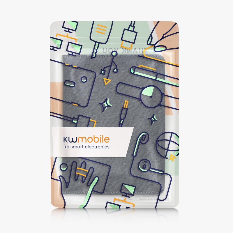 kwmobile Flip Case Compatible with 6-7 Inch eReader e-Reader -