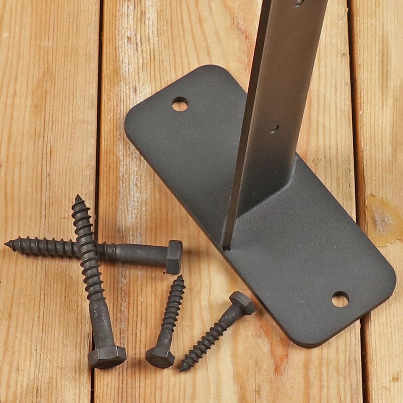 Deck Man 2 Pack Stainless Steel Pre-drilled Intermediate Post/Studdle Pickets