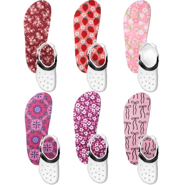 Velmitten 6 Pairs Shoe Insoles for Clog Garden Breathable Shoe