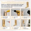 Wshxjzyay 4pack Gold Foldable Wall Hooks, Folding Coat Hooks Wall