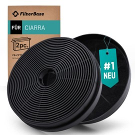 FilterBase® Activated Carbon Filter for Ciarra CBCF003 Cooker Hood (Pack of 2)