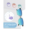 MOUGIGI 12 PCS Colorful Sunglasses Holder Wall Hanging Glasses Organizer