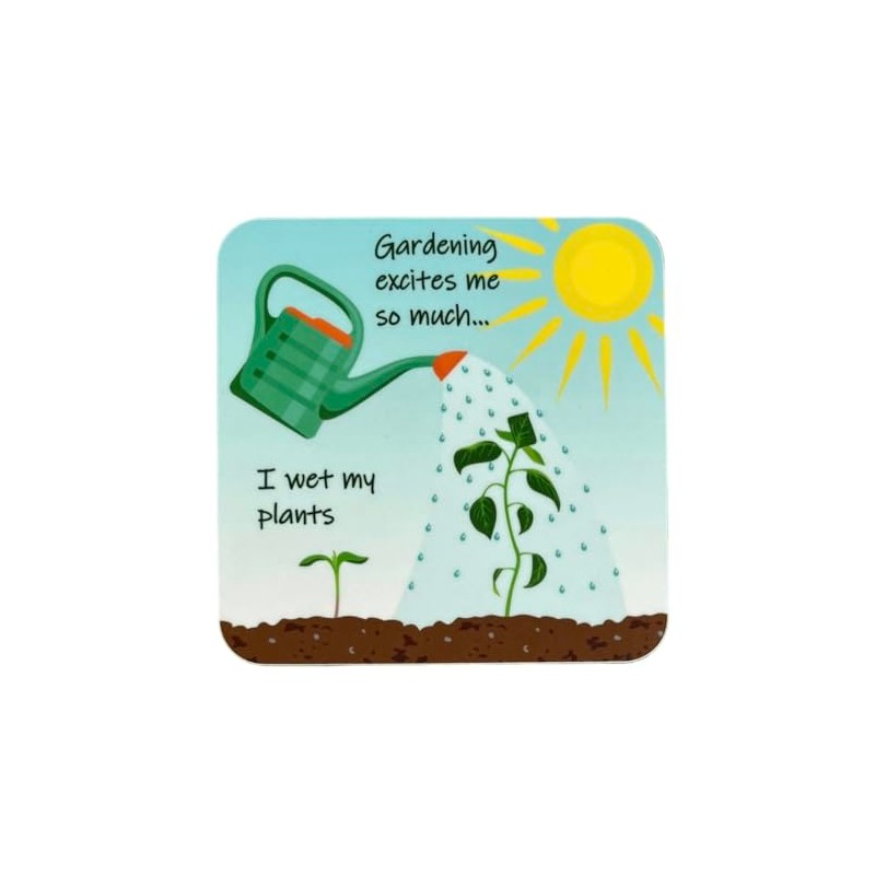 HoorayUK Novelty Coaster - Fun Gardening Design - Unique Gift