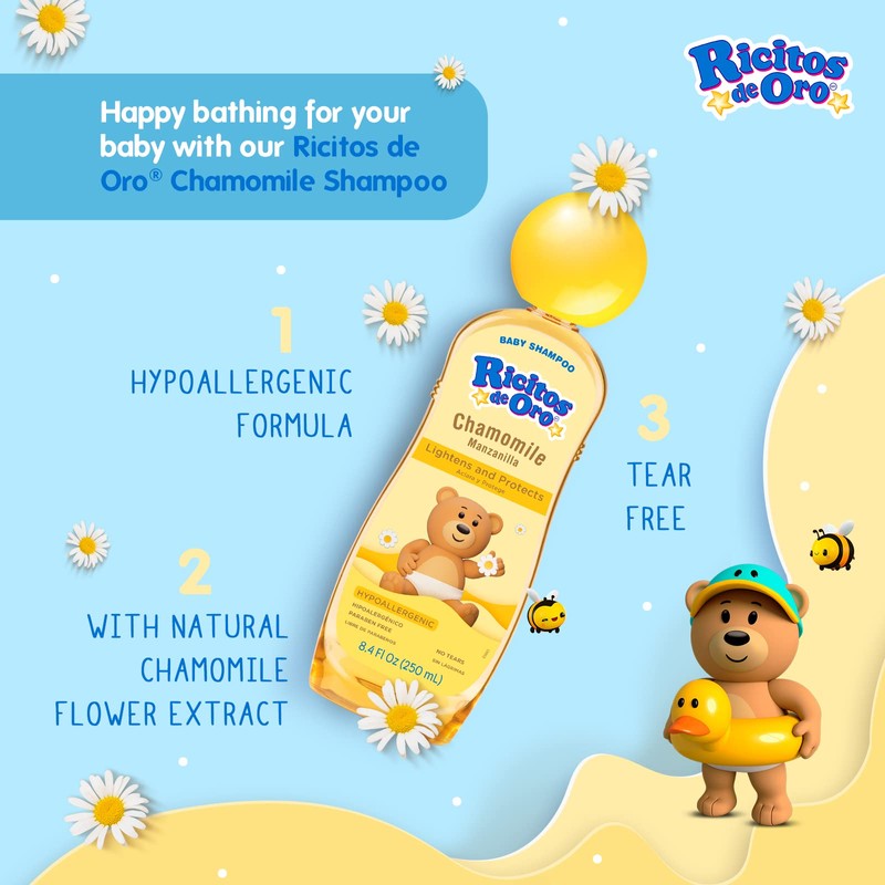 Ricitos de Oro Baby Cleansing Bar Soap with Extract Calming