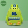 willikiva - Mochila 3D para niños y niñas, verde (Green
