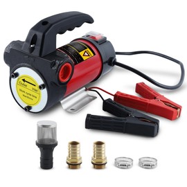 Reywoo Diesel Transfer Pump, 12V DC Electric Oil Transfer Pump Kit, 11.9 GPM Fuel Transfer Pump for Transferring Diesel, Kerosene, Machine, Transformer Oil