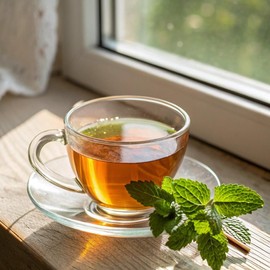 Spearmint Tea (50 Tea Bags) with Natural Spearmint Leaves| PCOS Herbal Tea in Caffeine Free Easy to Use Tea Bags