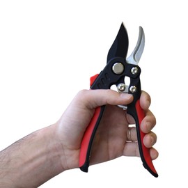 TABOR TOOLS S851A Bypass Hand Pruner with Compound Action, Makes Clean Cuts. Professional Sharp Secateurs, Pruning Shears, Garden Shears, Clippers for The Garden.