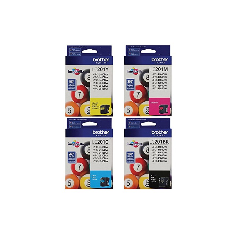 Brother MFC-J480DW Black/Cyan/Magenta/Yellow Original Ink Standard Yield (260 Yield)
