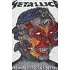 Metallica Hardwired.to self-destruct Unisex Patch standard, 100% polyester,