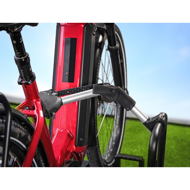 EUFAB 11247 Adjustable Strap Frame Holder 27 cm Black/Silver