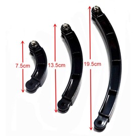 ShipeeKin 3-in-1 Plastic Helmet Curved Arced Extension Arm Mount Kit (7.5/13.5/19.5cm) Replacement compatible for all GoPro Hero Series, SJCAMs, 4K, EK7000, GeekPro and other Action Cams