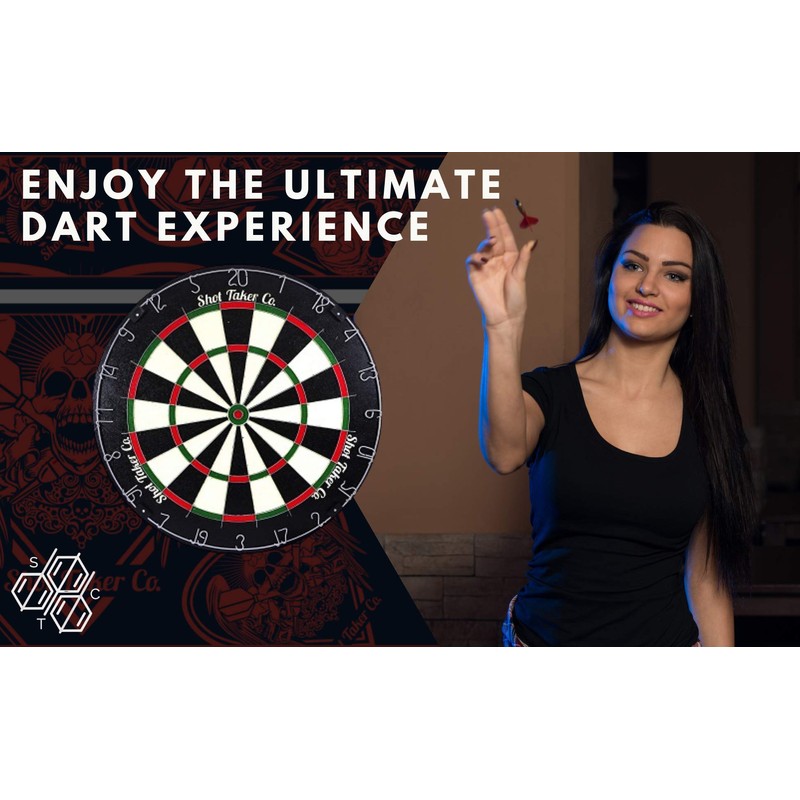 SHOT TAKER CO. EST. 2017 Professional Stainless Steel Tip Darts