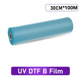 A3 UV DTF AB Film Transfer Film for A3 UV DTF Sticker Printer UV DTF Printer Direct Print On Sticker for L1800 L805 XP600 P800 R3000 3880 And More Printers (B Film 30cm*100m)