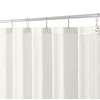Biscaynebay Extra Long Fabric Shower Curtain Liner 72 Inch Width
