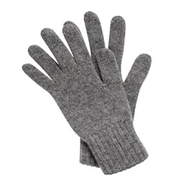 Women's Cashmere Gloves made in Scotland (Light Grey)