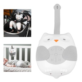 Baby Lullaby Sound Machine, Electric Safety Soothing Portable Owl Baby Soother for Carrier